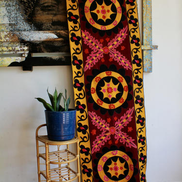 Bohemian Middle Eastern, Moroccan, Indian Colorful Woven Wall Hanging, Boho Tapestry, Tropical, Exotic, Hippie 
