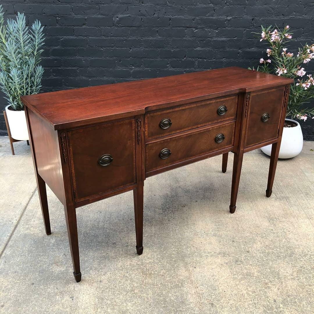 Antique Federal Style Mahogany Buffet Vintage Supply East LA Los