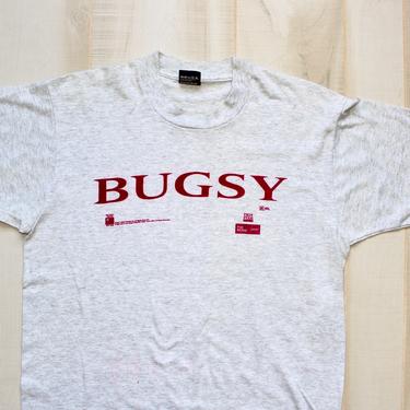Vintage 90s Movie Promo T Shirt, 1990s Tee, Bugsy, Mob, Gangster, Crime Film, Rare, Single Stitch, Screen Stars 