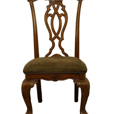 Davis International Mahogany Chippendale Style Dining Side Chair 
