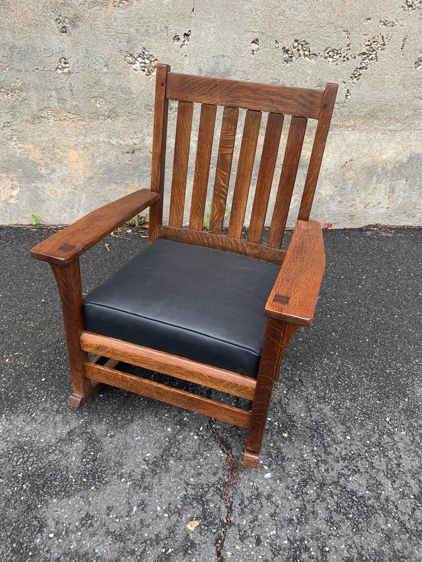 Antique Stickley rocking chair | Quaboag Valley Antiques | Palmer, MA