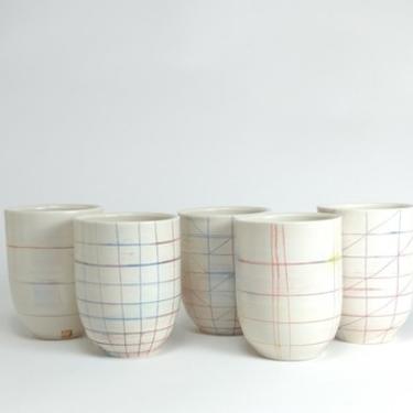 Rainbow Pattern Ware Tall Tumbler