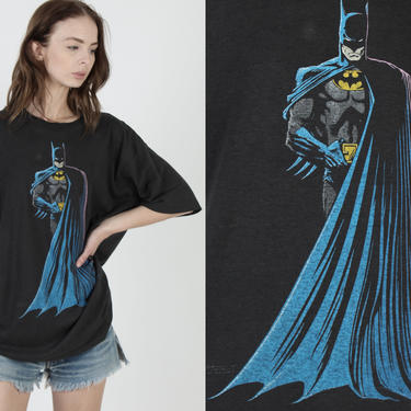 1988 DC Comic Batman T Shirt / All Over Print Tee / Mens Comic Book Movie T Shirt / Vintage 80s Made In USA Shirt Xl 
