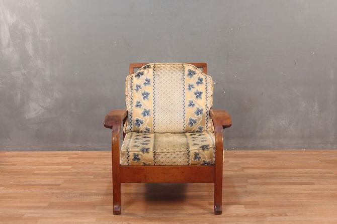 English Provincial Maple Lounge Chair Online Only From