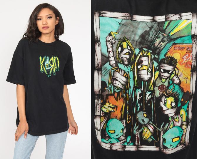 トップス Early Y2K KORN Tour Tee shirt Vintage Korn Shirt Y2K Tour Tshirt 00s Band T | Shop Exile
