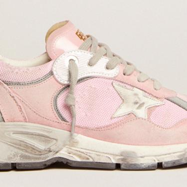 Golden Goose Running Dad Star Sneakers in Pink