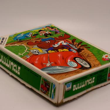 vintage Whitman Bullwinkle and Rocky jigsaw puzzle/100 pieces/1976 