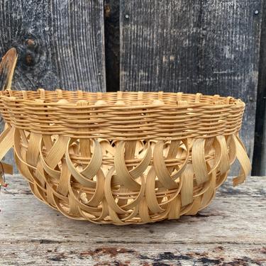 Handwoven Basket -- Handwoven Native Basket -- Native Basket -- Large Basket - Large Handwoven Basket - Handwoven Basket - Handmade Baskets 