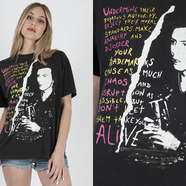 Sid Vicious Sex Pistols T Shirt Vintage 90s | American Archive