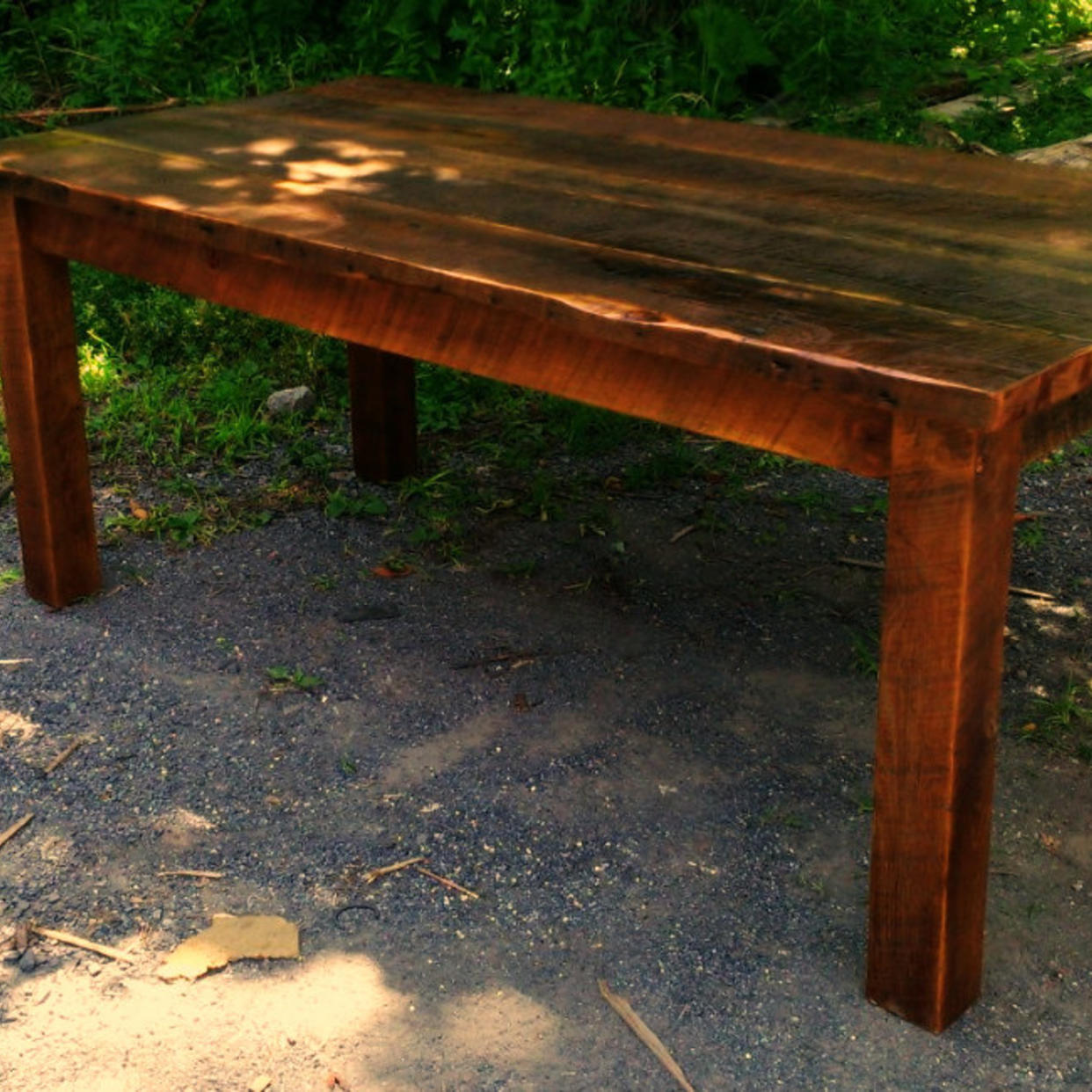 Primitive Farmhouse Table From Antique Reclaimed Wood By Barnwoodfurniture