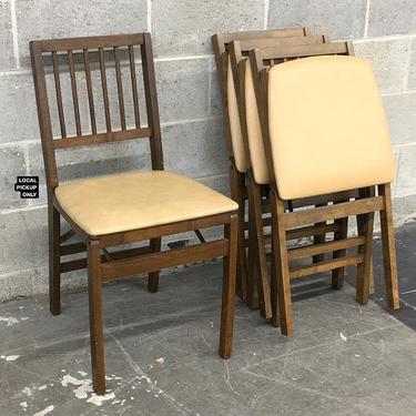 LOCAL PICKUP ONLY ———— Vintage Stakmore Folding Chairs 