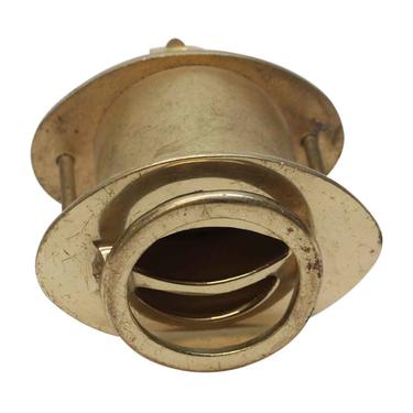 Vintage Brass Peephole with Door Knocker