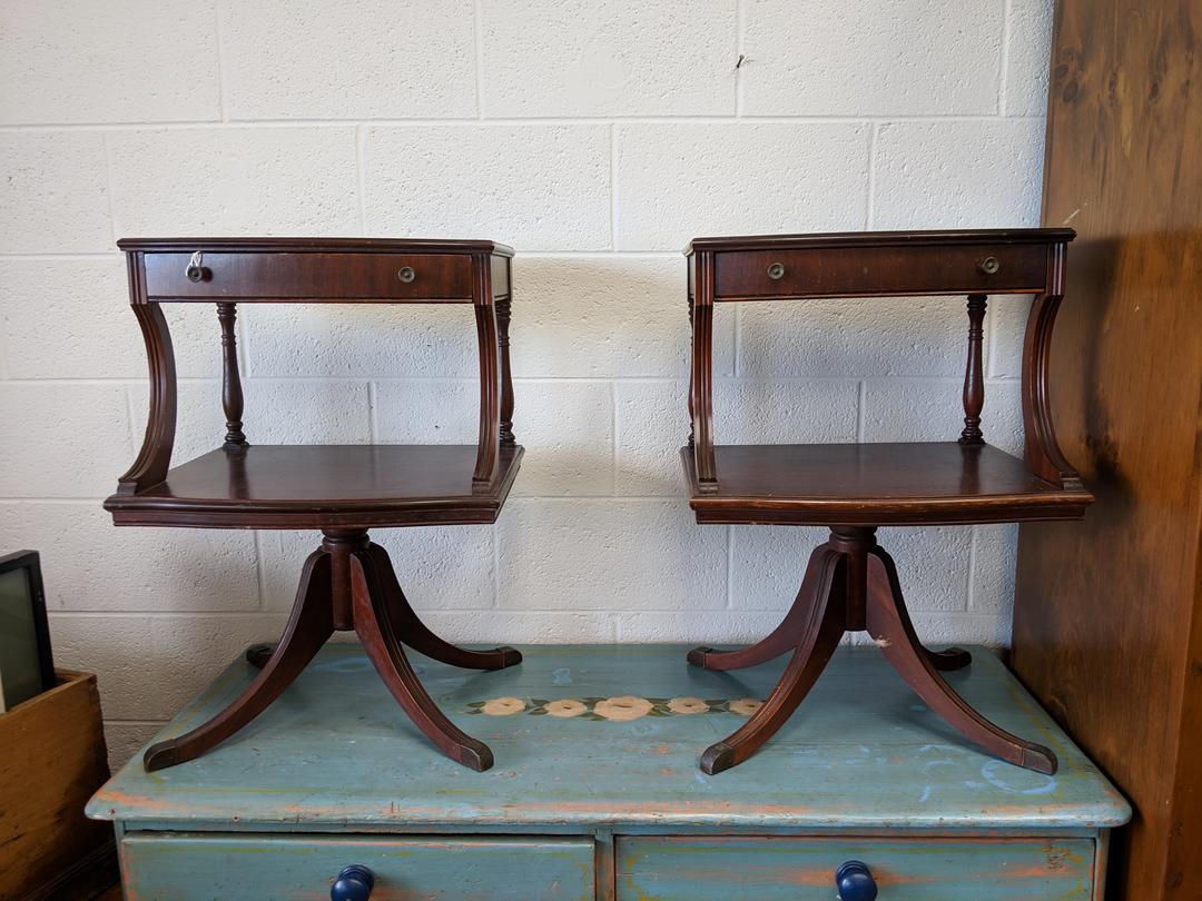 Pair of Side Tables from The Market House of Rockville, MD ...