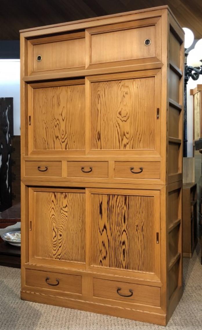Japanese Antique Mizuya Kitchen Tansu Chest. Kuraya Japanese Antiques