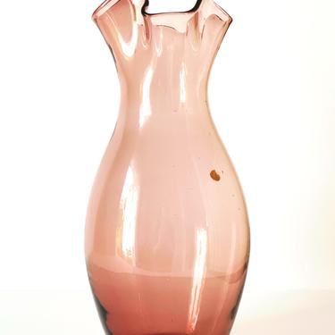Vintage Amethyst Murano Glass Vase