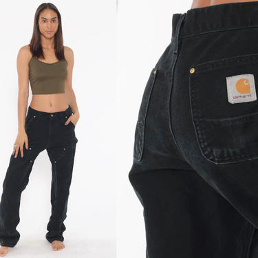 Black Carhartt Pants 30 x 33 -- Workwear Work Pants Jeans 90s, Shop Exile