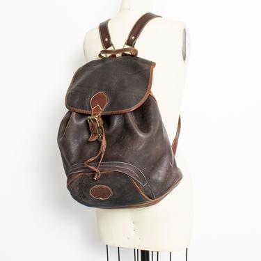 Vintage Leather Backpack - Eddie Bauer Brown Heavy | Deja  display picture 1