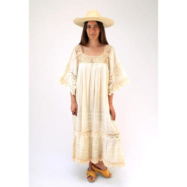 Mexican shop gauze dress