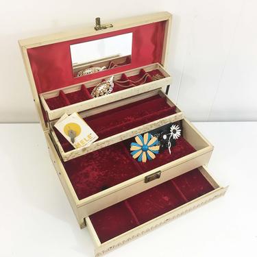 Vintage Coronet Velvet Ring Display Box store