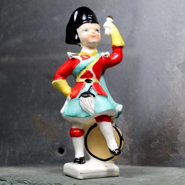 Vintage Scottish Drummer Figurine - Made in Japan - Ceramic Soldier Drummer Figurine | FREE SHIPPING 