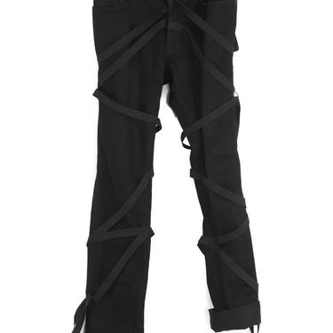 パンツ helmut lang bondage wide slacks helmut lang bondage wide slacks