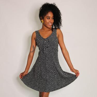 90s polka dot dress hotsell