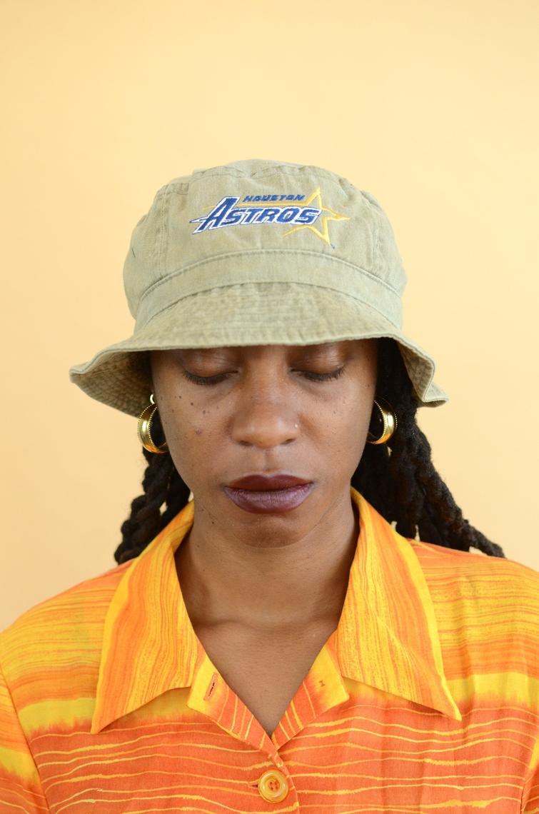Vintage Houston Astros Bucket Hat (One Size) MAW SUPPLY Houston, TX