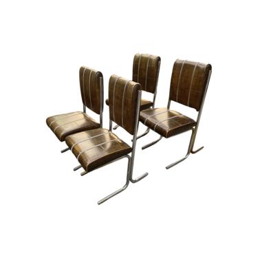 Daystrom International Retro Chrome Dining Chairs set of 4