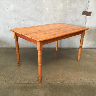 Vintage Pine Farm Table