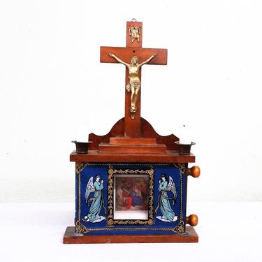 Vintage Last Rites Box Stations Of The Cross 