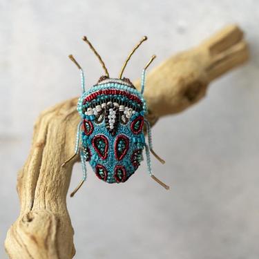 Embroidered Picasso Bug Pin