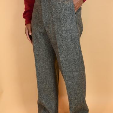 Vintage Eddie Bauer Gray Wool Hunting Military Trousers Pants 32x30 33x30 34x30 