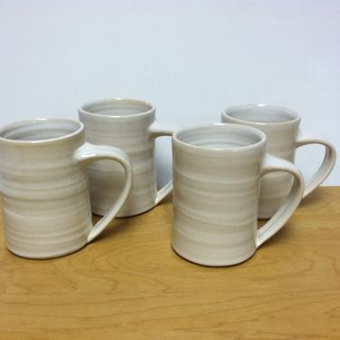 handmade mugs, coffee mug, stoneware mugs, white mug, ceramic mugs, pottery mug, cottage chic, modern, minimalist 