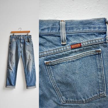 1980s Medium Wash Rustler Jeans 