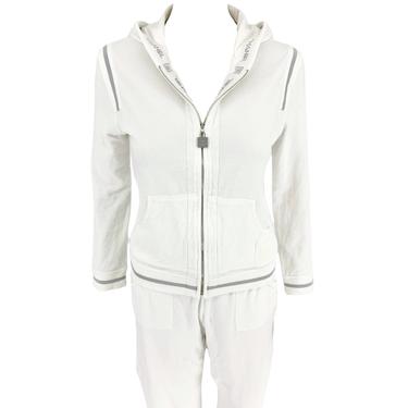 Chanel White Logo Sweatsuit