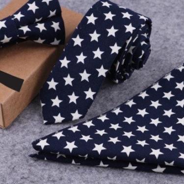 Tie Pocket Square Bow Tie Set Boyfriend Gift Men's Gift Anniversary Gift for Men Husband Gift Wedding Gift For Him Groomsmen Gift for Friend 