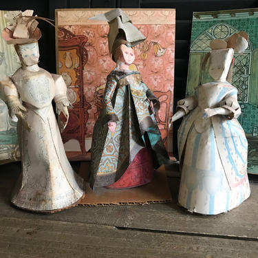 Paper Doll Theater Collection, Historical Costumes, Elizabethan, Georgian, Victorian 