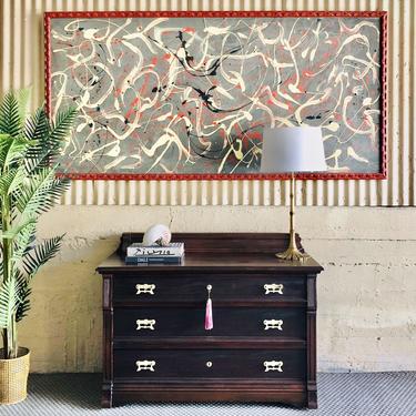 European Neoclassical SOLID Mahogany Dresser