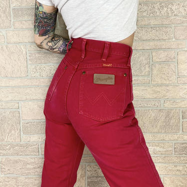 Wrangler Vintage Red Western Jeans / Size 24 25 | Noteworthy Garments |  Atlanta, GA