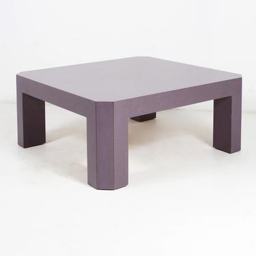 Purple Parsons Coffee Table 