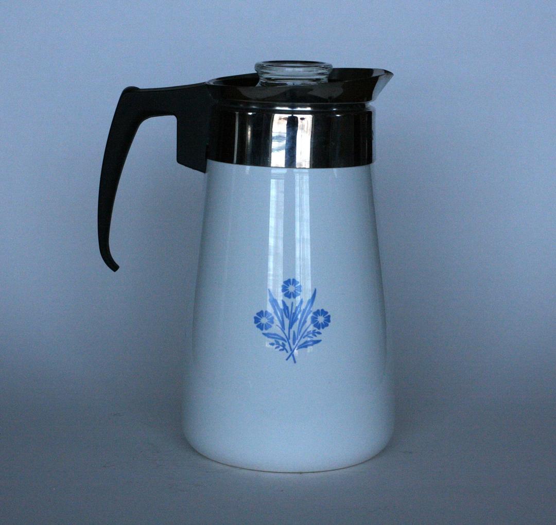 Corningware, Kitchen, Vintage Corning Ware 9 Cup Coffee Pot Percolator  With Candle Warmer