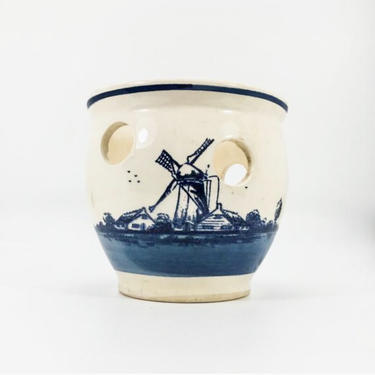 Orchid Planter | Orchid Pot | Delft Planter | Delft Plant | Piccadilly  Prairie - Minnetonka and Edina, MN | ATTIC