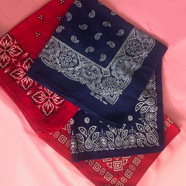 4 Vintage Bandanas FAST COLOR Rn 13962 - Rn 13960  display picture 1