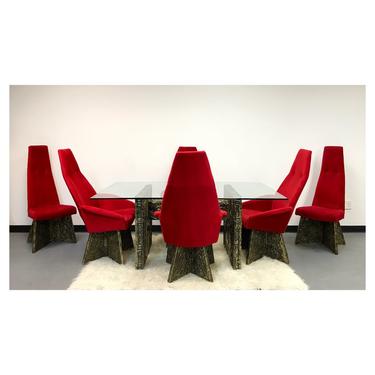 (SOLD) Adrian Pearsall Brutalist Set of 6 Dining Chairs