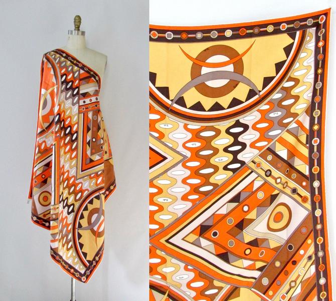 Emilio Pucci Printed Cotton Scarf