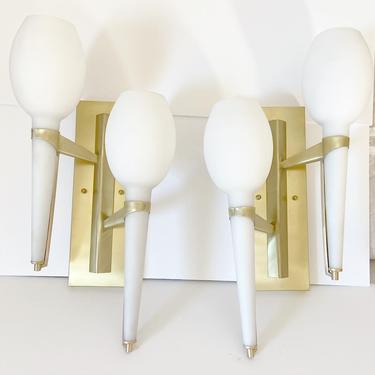 1950s Italian Stilnovo Sconces - a Pair 