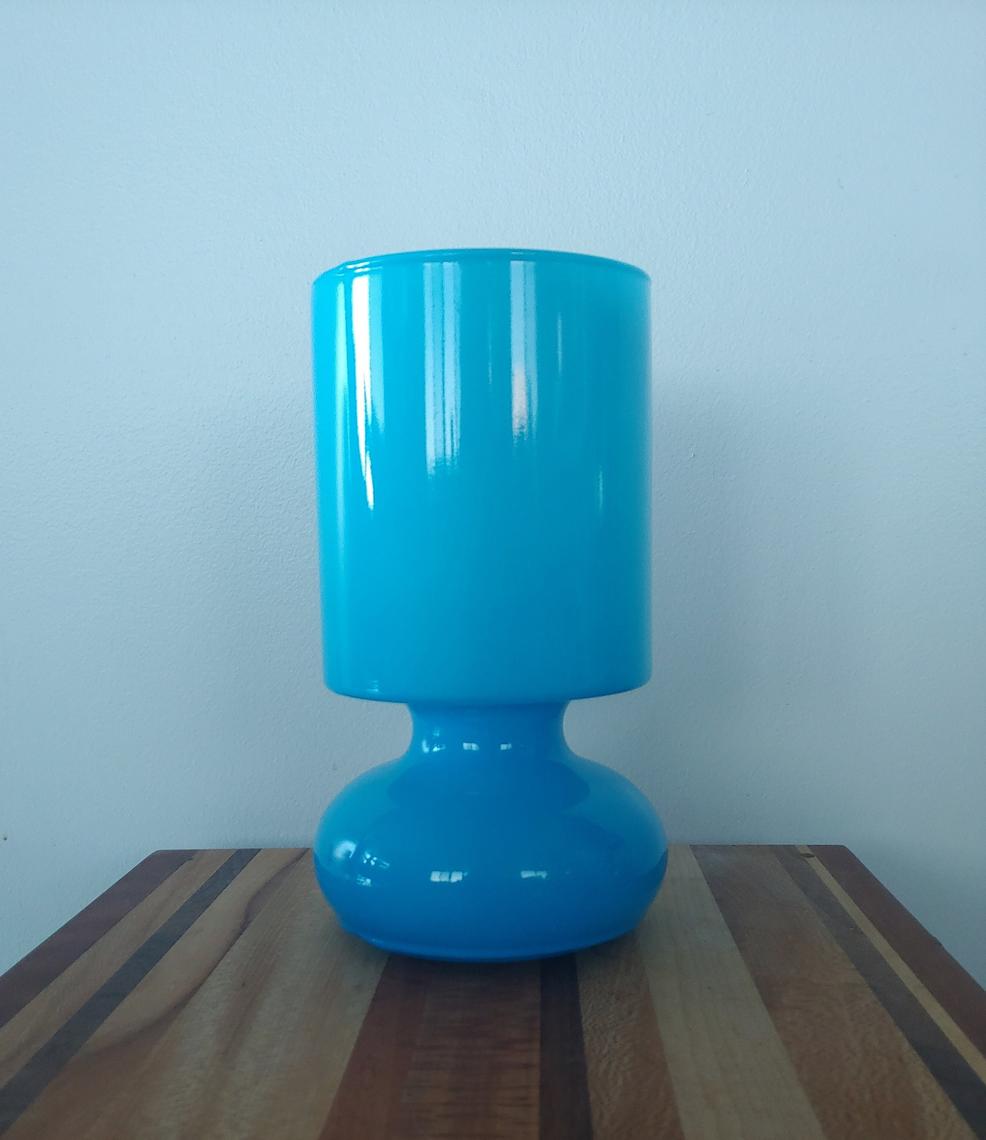 Vintage Modern Ikea Lykta Turquoise Table Lamp Mod and Ozzie Annapolis MD