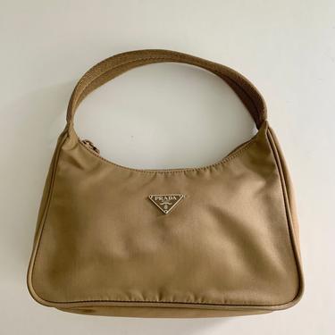 Classic beige nylon Prada mini bag-made in Italy 