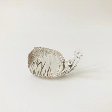 Vintage Petite Art Glass Snail 