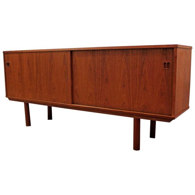 Danish Teak Midcentury Modern Credenza By Ib Kofod Larsen From